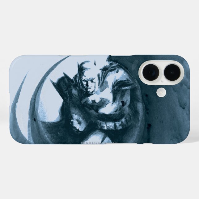 Funda iPhone 16 Coffee Batman (Reverso (Horizontal))