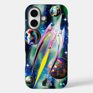 Funda iPhone 16 Cohetes de vidrio fuertes