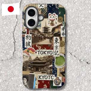 Funda iPhone 16 Colage Japancore Estética Japonesa Arte