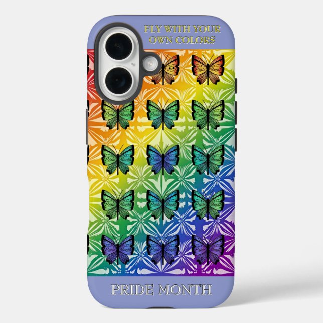 Funda iPhone 16 Colección Orgullo en Vuelo (Reverso )