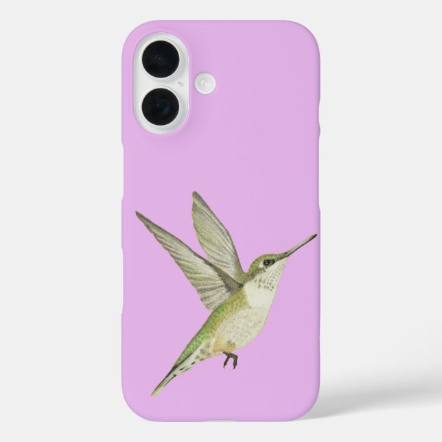 Funda iPhone 16 Colibrí (Reverso )