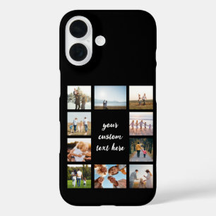 Funda iPhone 16 Collage de fotos 10 personalizado