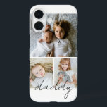 Funda iPhone 16 Collage de fotos de texto y foto personalizado<br><div class="desc">Haz un estuche de teléfono personalizado para mantener fotos de Ricaso - agrega tus propias fotos y texto - collage de fotos obsequio</div>