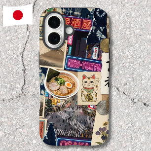 Funda iPhone 16 Collage Japancore Cultura Alimentaria Japonesa Art