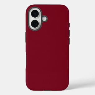 Funda iPhone 16 Color de marrón estético sólido
