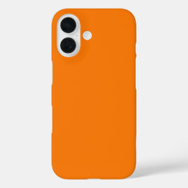 Funda iPhone 16 Color Naranja