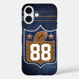 Funda iPhone 16 Colores del equipo de fútbol de la Escuela Purpuri