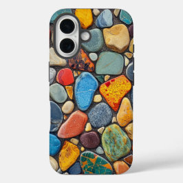 Funda iPhone 16 Coloridas piedras