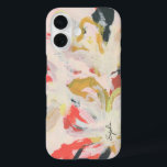 Funda iPhone 16 Colorido Resumen Arte Floral Tu Nombre<br><div class="desc">Proteja su teléfono con este único funda de arte colorido. Este diseño presenta arte abstracto pintado a mano por mí. Puede personalizar el texto con su nombre. ©2023 Eun Mi Kim</div>