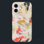 Funda iPhone 16 Colorido Resumen Arte Floral Tu Nombre<br><div class="desc">Proteja su teléfono con este único funda de arte colorido. Este diseño presenta arte abstracto pintado a mano por mí. Puede personalizar el texto con su nombre. ©2023 Eun Mi Kim</div>