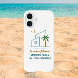 Funda iPhone 16 Compañía de bienes raíces de playa Agente inmobili