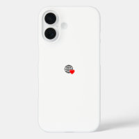 Compasión global - Teléfono Minimalista de corazón