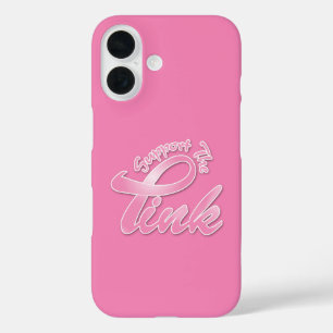 Funda iPhone 16 Concienciación sobre el cáncer de mama Apoya a los