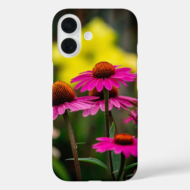 Funda iPhone 16 Conefluencia púrpura (Reverso )