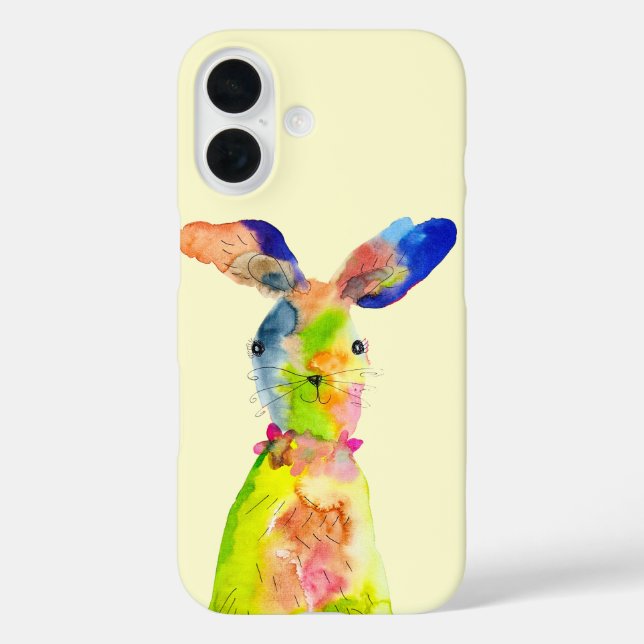 Funda iPhone 16 Conejito de Pascua lindo (Reverso )