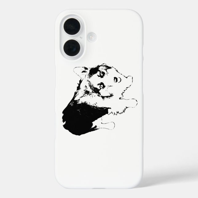 Funda iPhone 16 Confianza de Corgi, siempre activado (Reverso )