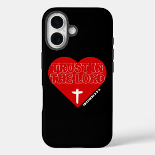 Funda iPhone 16 Confianza en el Señor - Proverbios 3:5-6