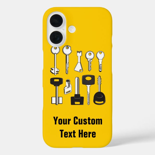 Funda iPhone 16 Conjunto de teclas (Reverso )