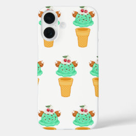 Funda iPhone 16 cono de helado