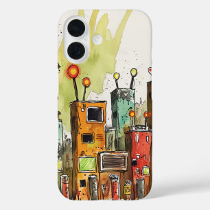 Funda iPhone 16 Construcción de cartón ondulado