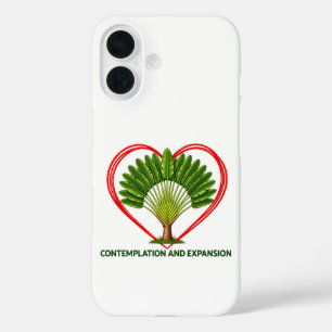 Funda iPhone 16 Contemplación y Expansión – Naturaleza y Amor Embl
