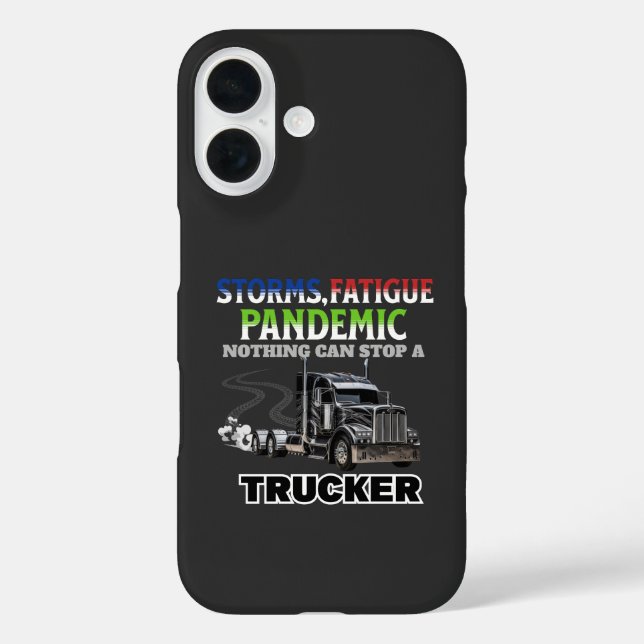 Funda iPhone 16 Controlador imparable de la fuerza de la carretera (Reverso )