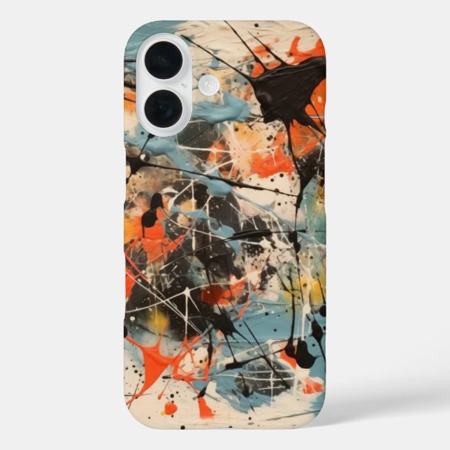 Funda iPhone 16 Coque art abstrait (Reverso )