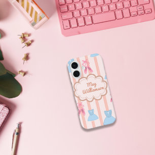 Funda iPhone 16 Coquette con tema Me encanta Ballet Nombre persona