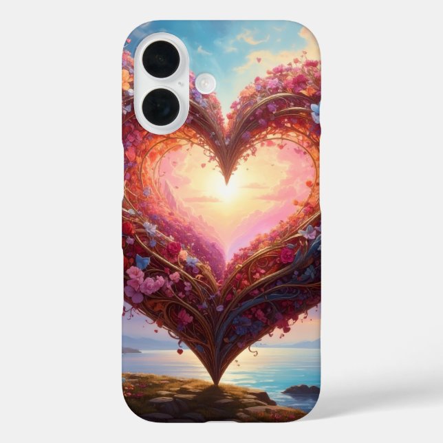 Funda iPhone 16 corazón (Reverso )