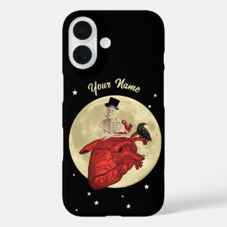 Funda iPhone 16 Corazón anatómico gótico