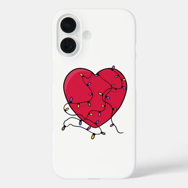 Funda iPhone 16 Corazón Ligero (Reverso )