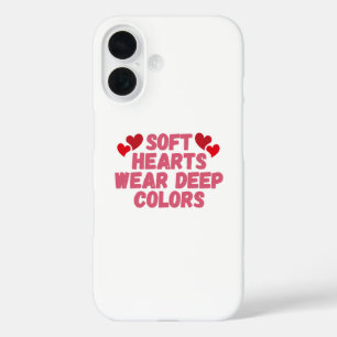 Funda iPhone 16 Corazones blandos Alma audaz