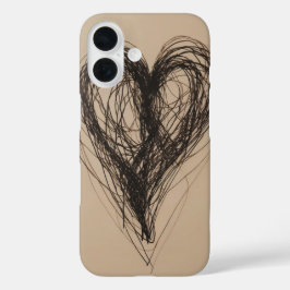 Funda iPhone 16 Corazones entrelazados