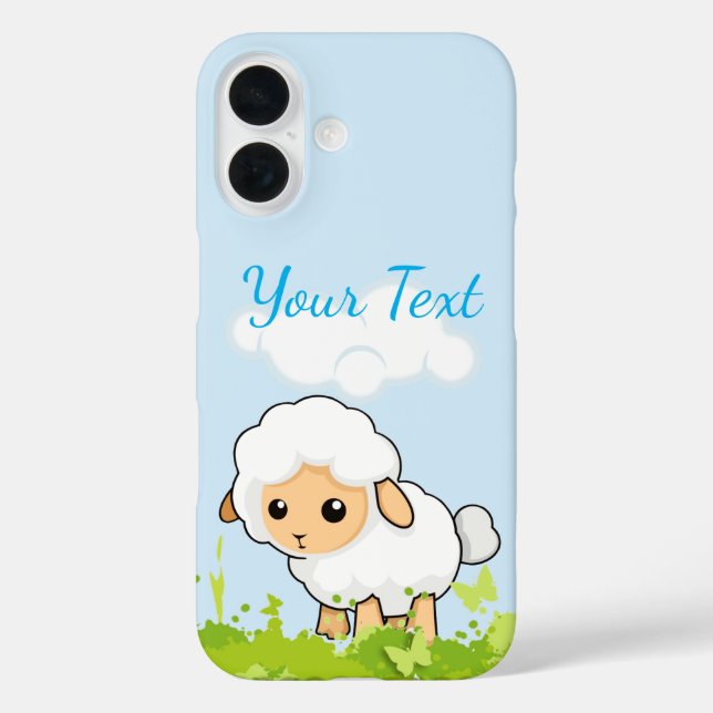 Funda iPhone 16 Cordero Pequeño Cutest (Reverso )