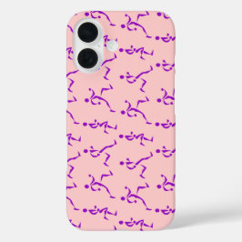Funda iPhone 16 Corredores púrpura