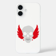 cráneo increíble con alas