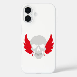 Funda iPhone 16 cráneo increíble con alas