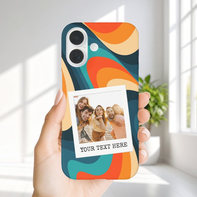 Funda iPhone 16 Crea tu propia foto retro (Subido por el creador)