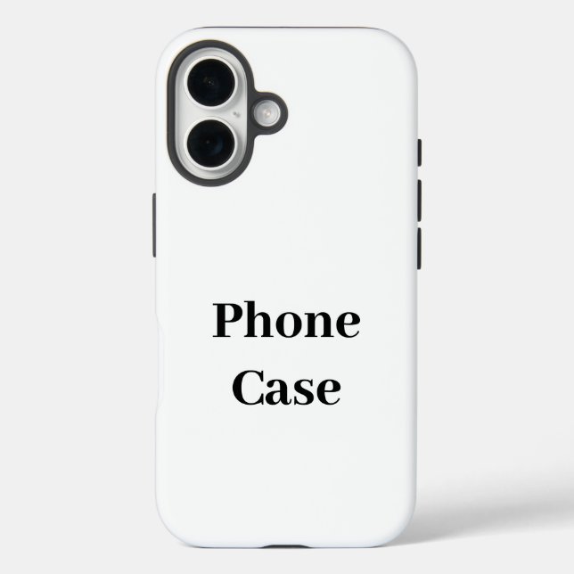 Funda iPhone 16 Crea tu propia promoción de marca simple (Reverso )