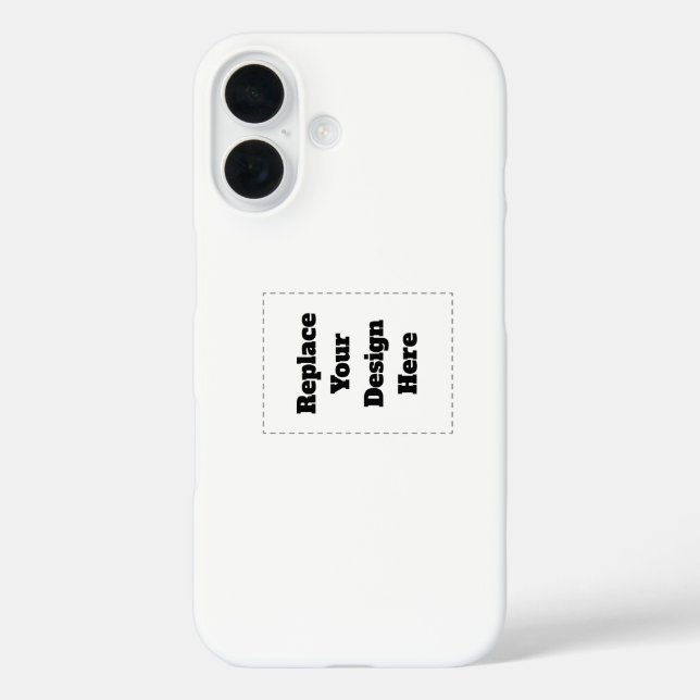 Funda iPhone 16 Crea tu propio blanco  (Reverso )