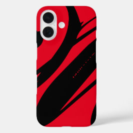 Funda iPhone 16 Crea Tu Propio Guay Rojo Y Negro