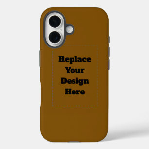 Funda iPhone 16 Crea tu propio marrón