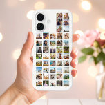 Funda iPhone 16 Crear su propio Collage de fotos 46 personalizado<br><div class="desc">Crea tu propio estuche para iPhone de collage de fotos personalizado que incluye 46 de tus fotos favoritas en una cuadrícula de collage de fotos para un estuche de teléfono de fotos de un personalizado.</div>
