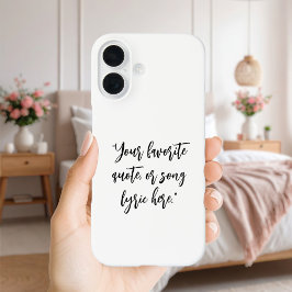 Funda iPhone 16 Crear su propio presupuesto de caligrafía