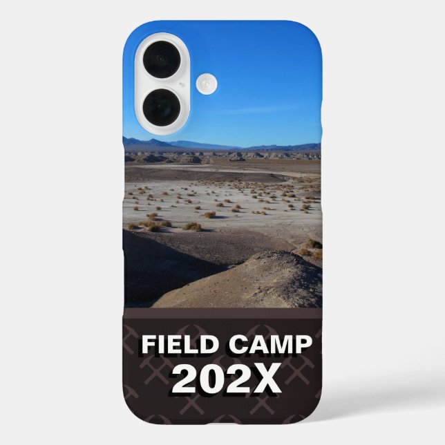 Funda iPhone 16 Crear una foto de campo geológico (Reverso )