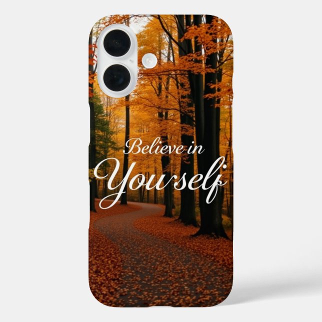 Funda iPhone 16 Creer en ti mismo (Reverso )