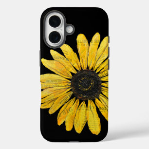 Funda iPhone 16 Creer pintura de gran girasol