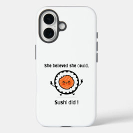 Funda iPhone 16 Creía Que Podía Sushi Bromear Palabras Graciosas
