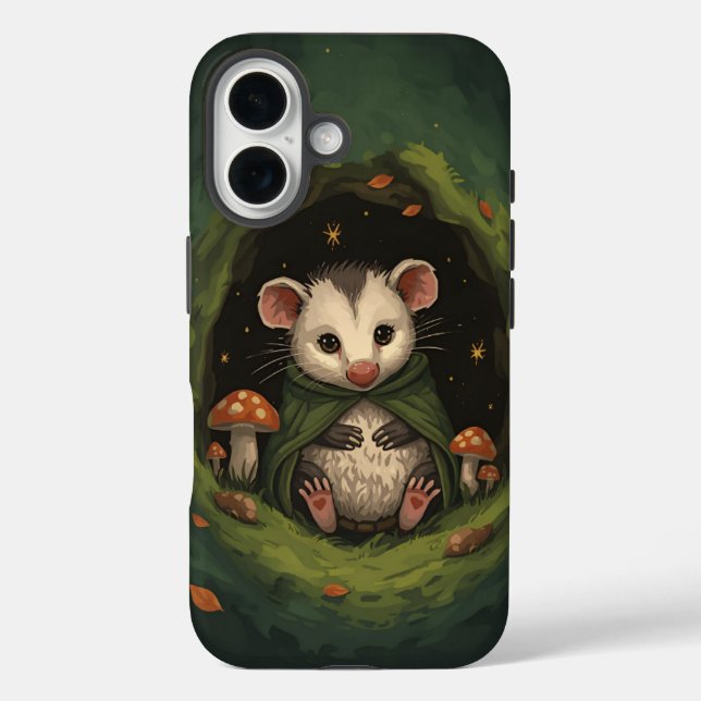 Funda iPhone 16 Criatura Acogedora (Reverso )