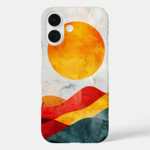 Funda iPhone 16 Crimson Horizon - Estuche para teléfono